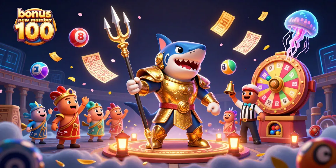 Win big with the thrilling bonus new member 100 in this vibrant gaming scene!