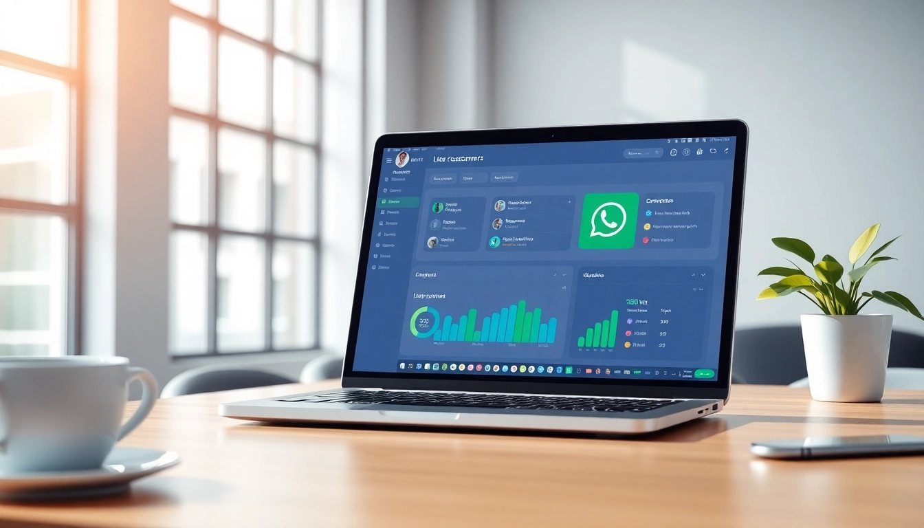 Understand What is a CRM for WhatsApp through an interactive dashboard showcasing customer chats.
