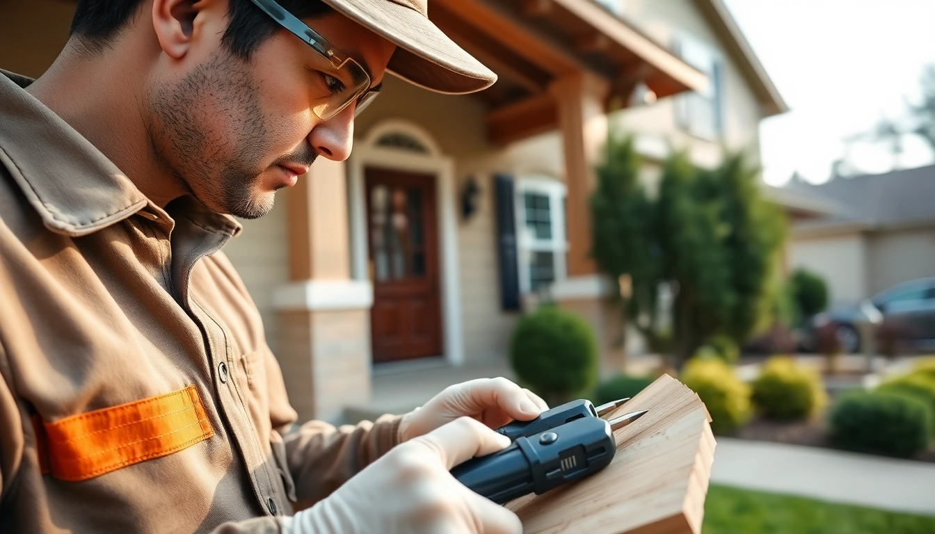 Maximize termite damage prevention with expert pest control team inspecting a home.