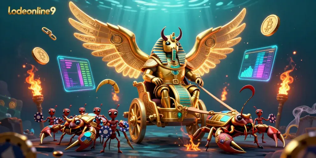 Engage in thrilling games with lodeonline9, witnessing the exciting chariot of luck and fortune.
