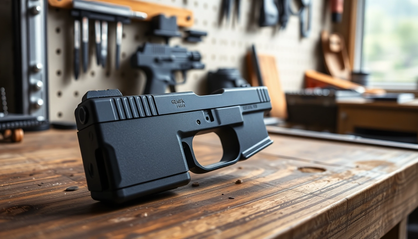 View of a Glock 19 Gen 3 OEM Slide highlighting its features and craftsmanship.