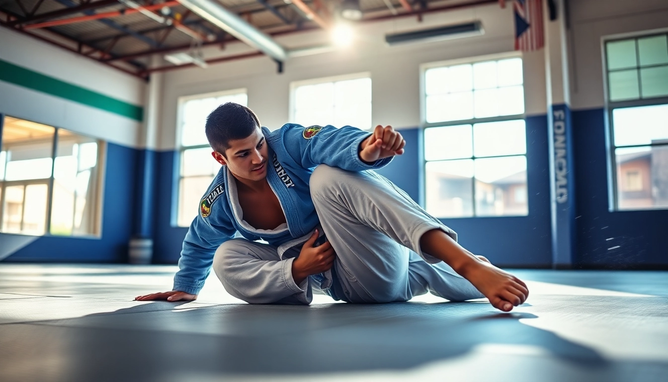 Executing a guard pass in Brazilian Jiu-Jitsu, showcasing similar variations of technique and skill.