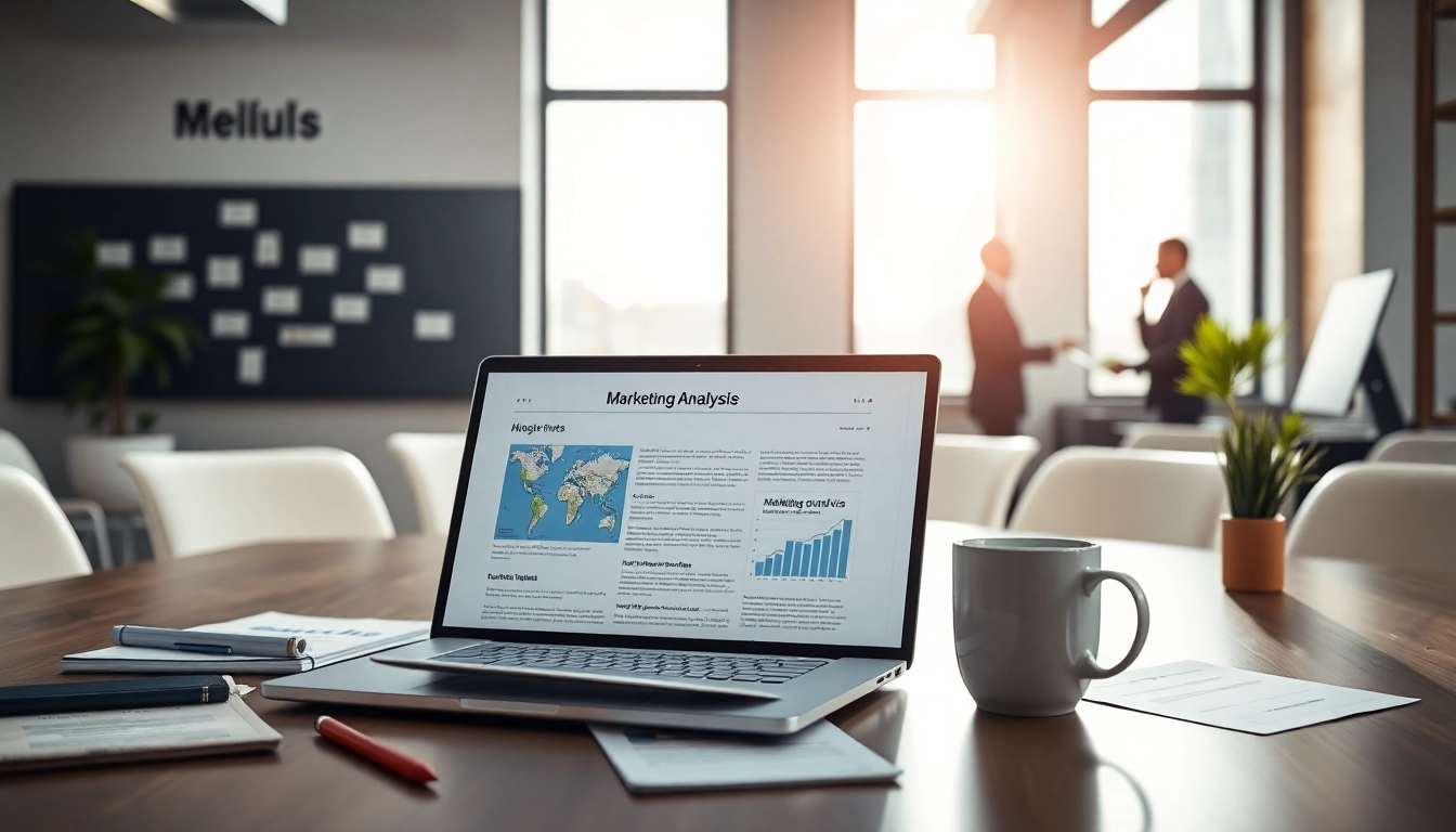 Engaging PR websites feature powerful logos and marketing reports in a dynamic office setting.