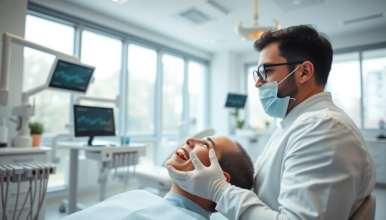 Orthodontist near me providing care in a modern dental clinic environment.