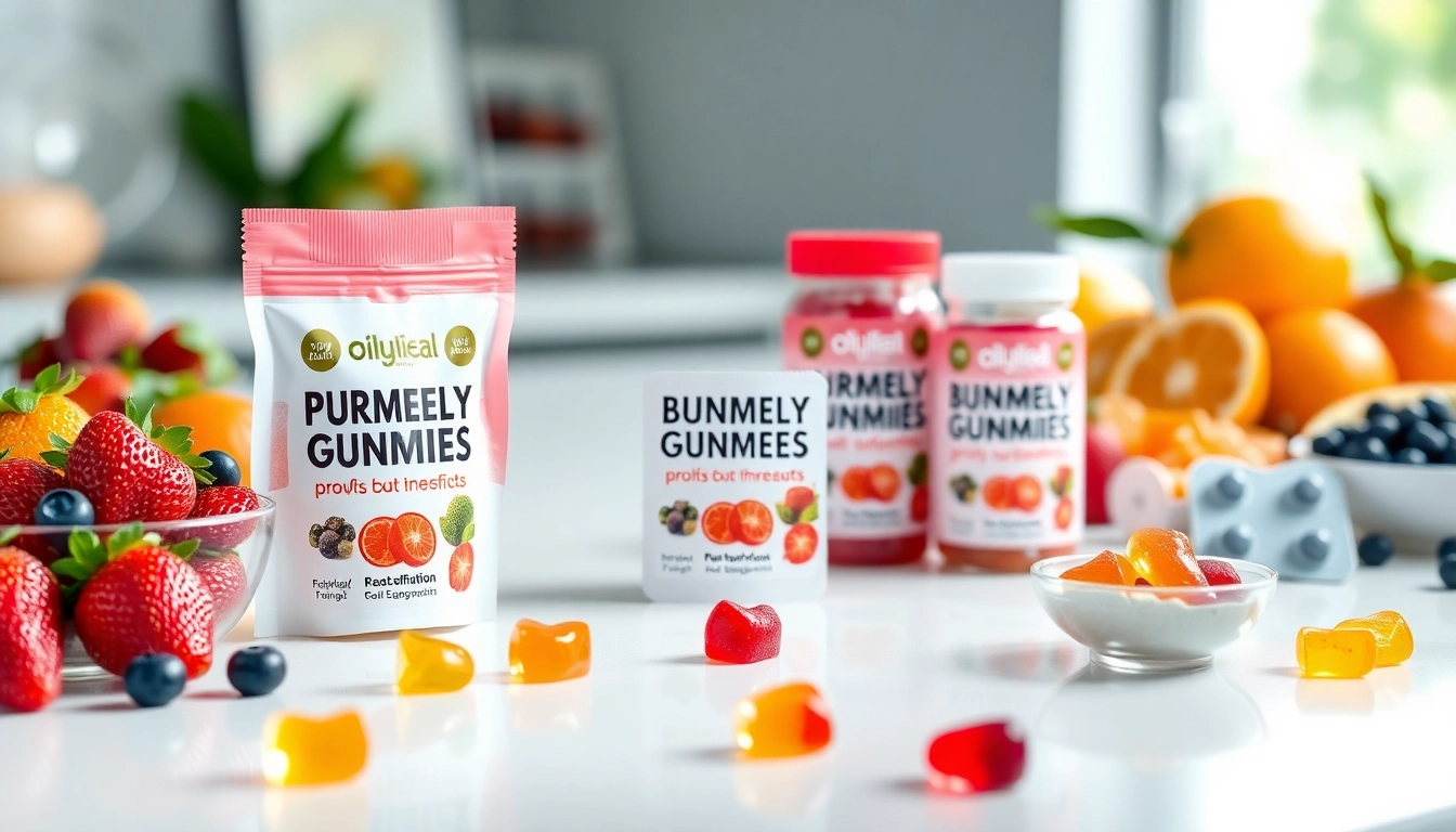 Engaging gummy private label products highlighting vibrant ingredients and healthy lifestyle.