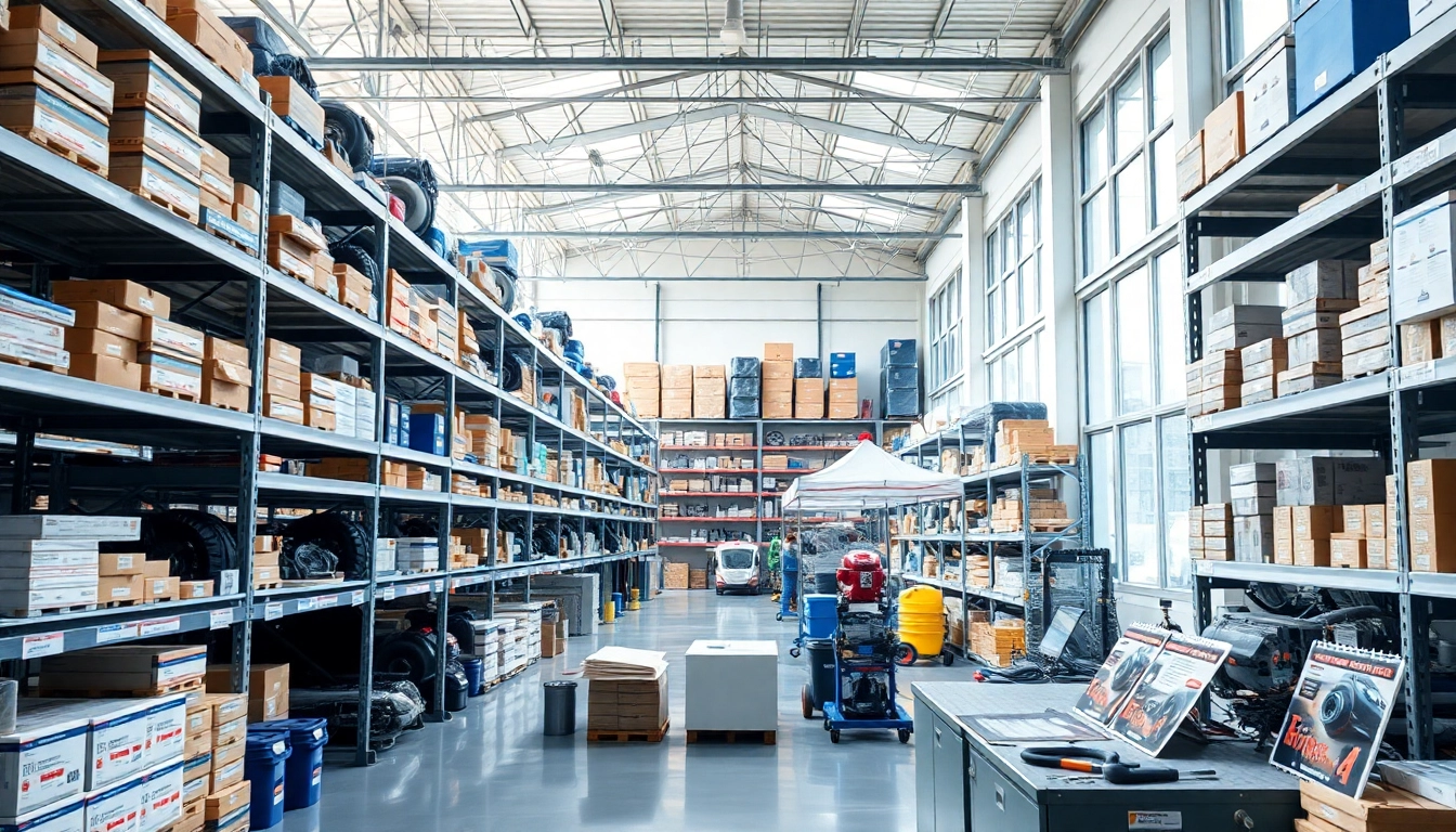 Explore high-quality OEM parts at https://factoryoemsupply.com/ in a vibrant automotive supply center.