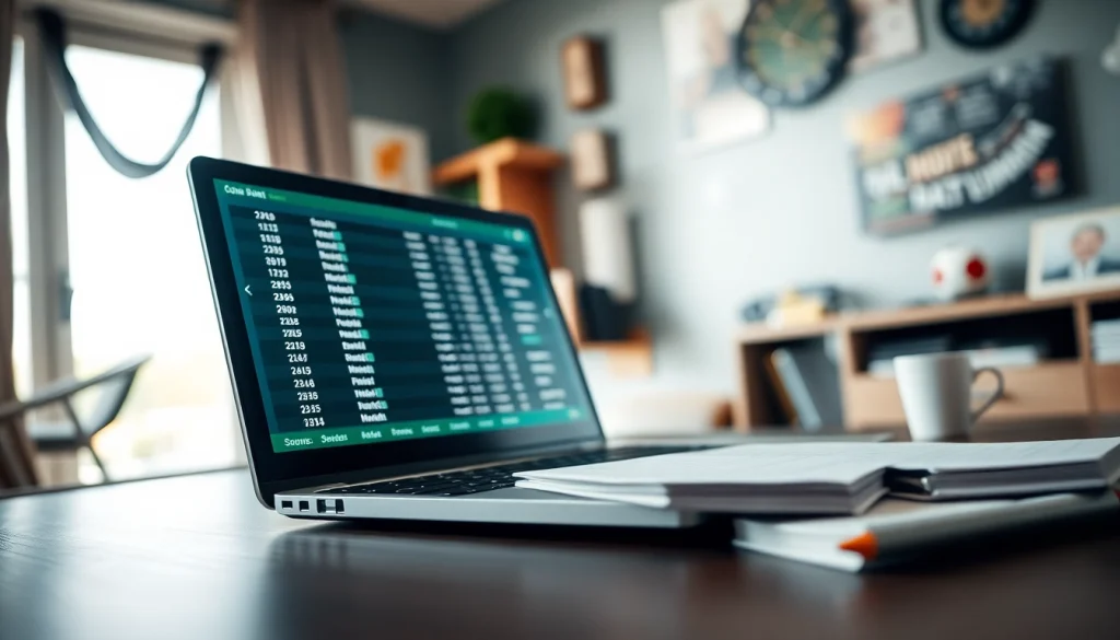 Engage with the best sports betting sites for Mexico displayed on a professional workspace.