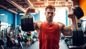 Empowering athlete demonstrating strength and discipline in fitness with 888 new weights.