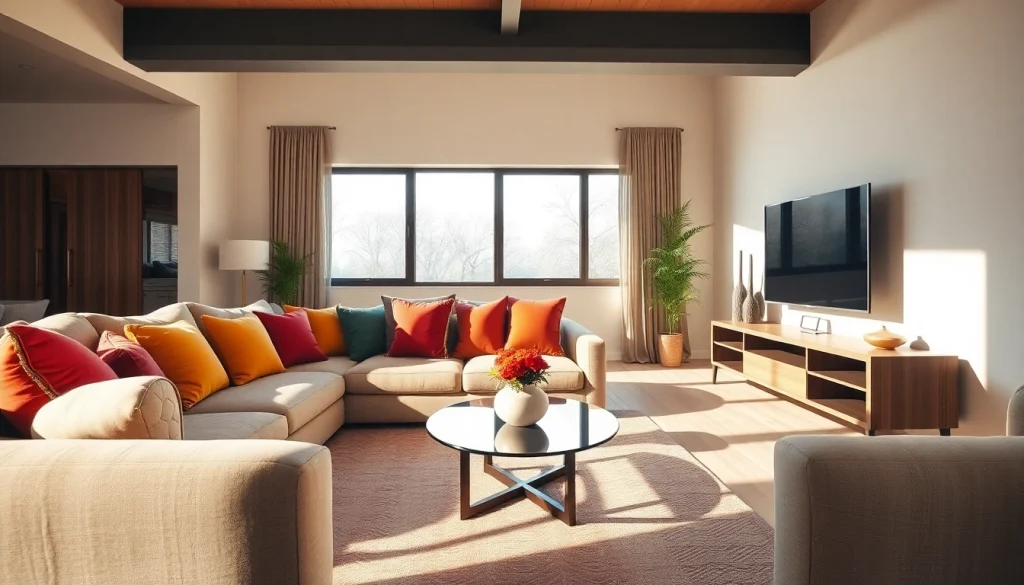 Relax in a stylish living room featuring comfort elements from https://merithome.co.uk, showcasing modern decor.