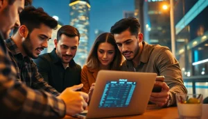 Engaged individuals exploring the best sports betting sites in India while reviewing betting odds.