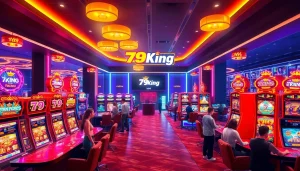 79King online casino gaming environment featuring vibrant tables