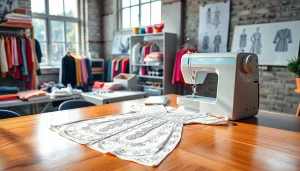 Craft vibrant fashion designs at https://www.northernfashions.com with a designer's workspace.