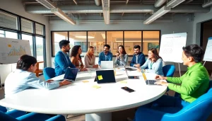 Generate insights using af88.com results in a modern office brainstorming session.