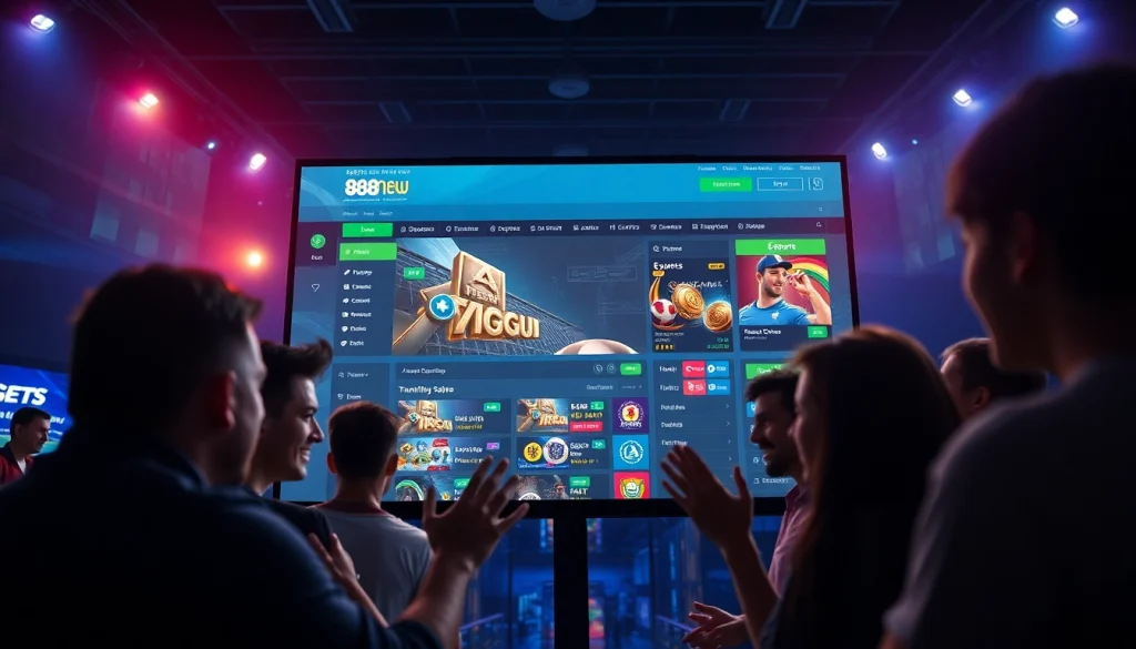 Engaging user-friendly interface of 888new online gaming platform.