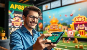 AF88 online betting platform interface featuring sports and casino options with user engagement.