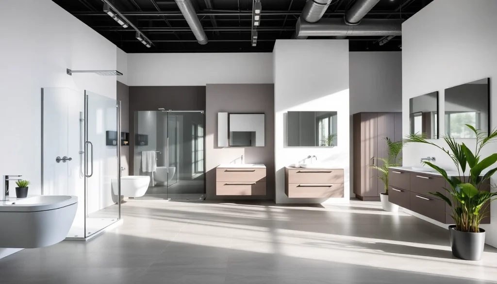 Besuchen Sie die modernen Badezimmerlösungen von sonni sanitär GmbH mit eleganten Duschkabinen und stilvollen Waschtischen.