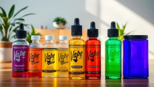 Die besten liquid Flaschen in verschiedenen Farben und Designs auf einem eleganten Hintergrund.