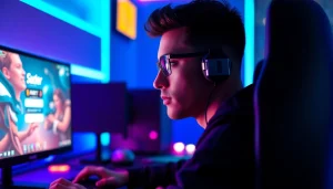 Masukkan scater4d login game dengan gamer fokus di lingkungan bermain yang dinamis.