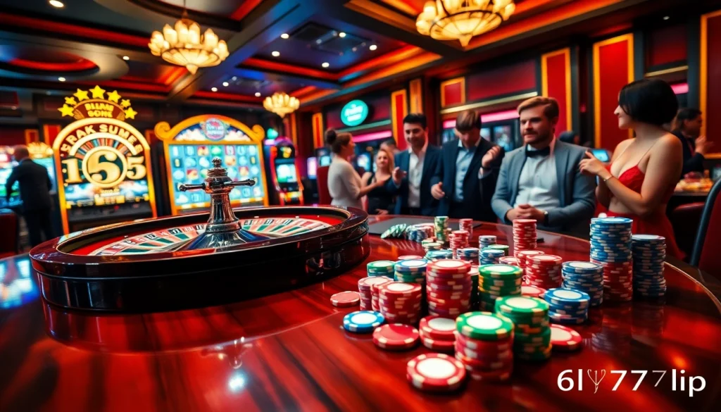 Experience the thrill of online gambling with https://www.6l777.vip/, featuring vibrant roulette and poker chips.
