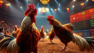 Experience the thrill of đá gà C168 as players engage in high-stakes betting on live rooster fights.