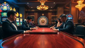 Engage in thrilling poker at u888.cx's luxurious casino with high stakes and vibrant atmosphere.