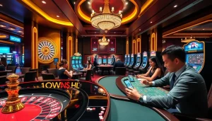 Players enjoying casino games and accessing link mới w88 for online betting excitement.