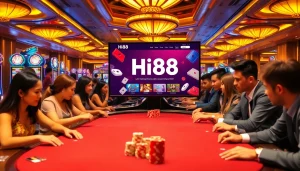 Experience the thrill of Hi88 Đăng Nhập at a luxurious casino with engaging gameplay and vibrant gaming elements.