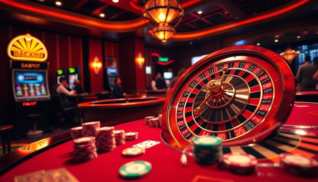S88VIP casino scene featuring vibrant poker chips, dramatic roulette action, and lively gameplay atmosphere.
