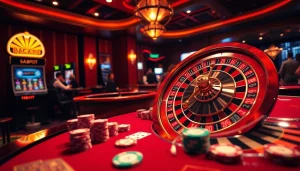 S88VIP casino scene featuring vibrant poker chips, dramatic roulette action, and lively gameplay atmosphere.