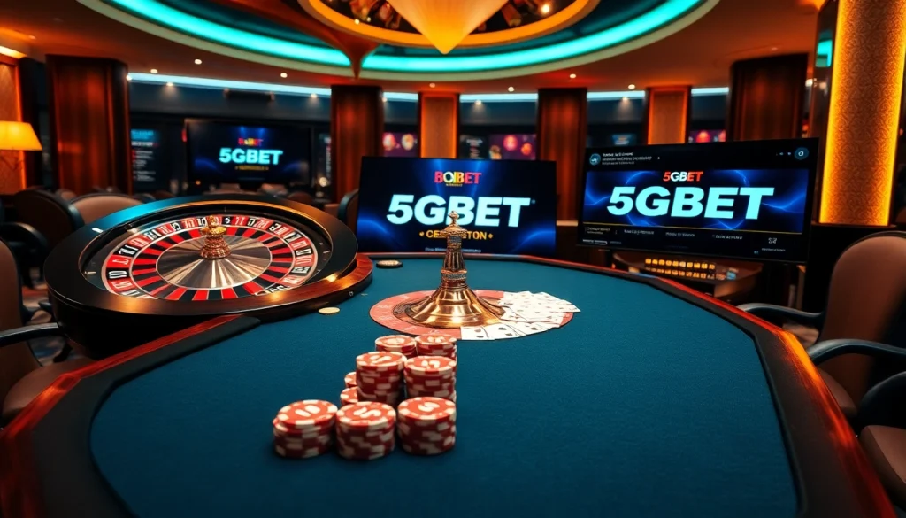 Experience high-stakes poker action at 5GBET's thrilling casino tables.
