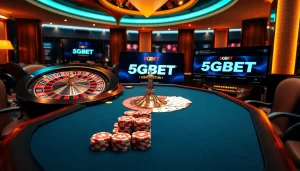 Experience high-stakes poker action at 5GBET's thrilling casino tables.