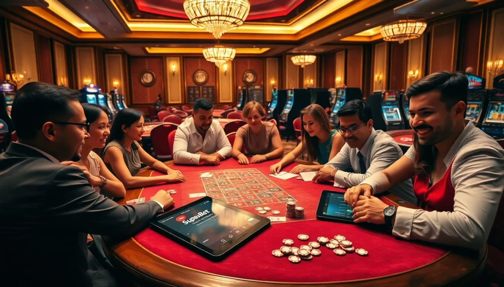 Experience the excitement of SuperBet with thrilling casino games and vibrant betting action.