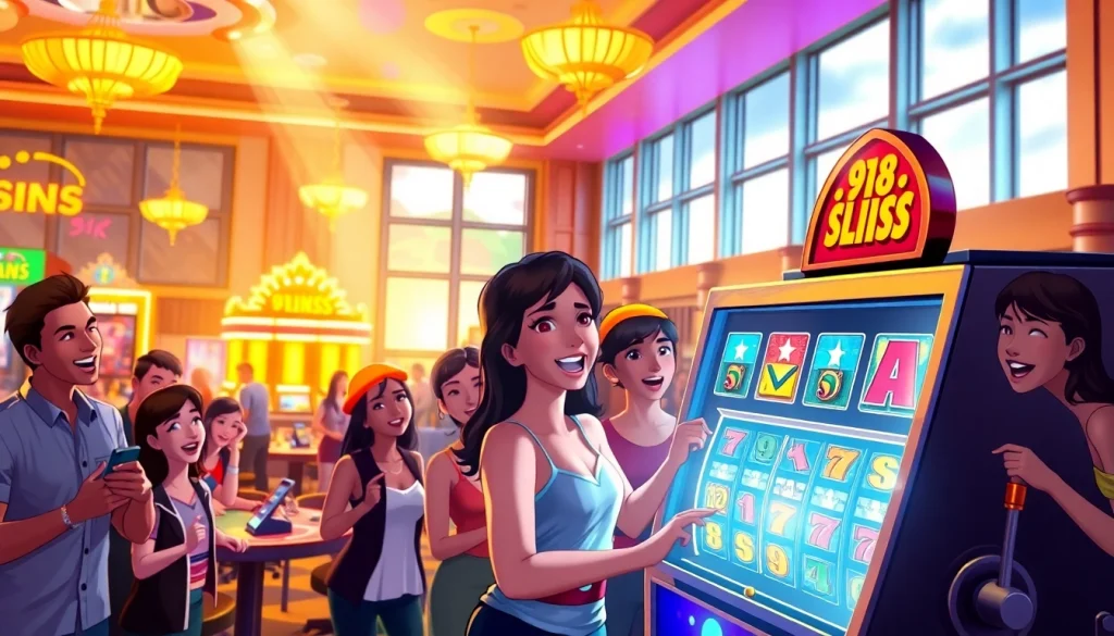 คว้ารางวัลจาก 918kiss slot ในคาสิโนที่มีบรรยากาศสนุกสนาน