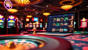 Find the best online casinos British Columbia featuring vibrant gaming environments and digital interfaces.