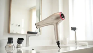 Using the laifen swift special hair dryer with three versatile nozzles for efficient styling