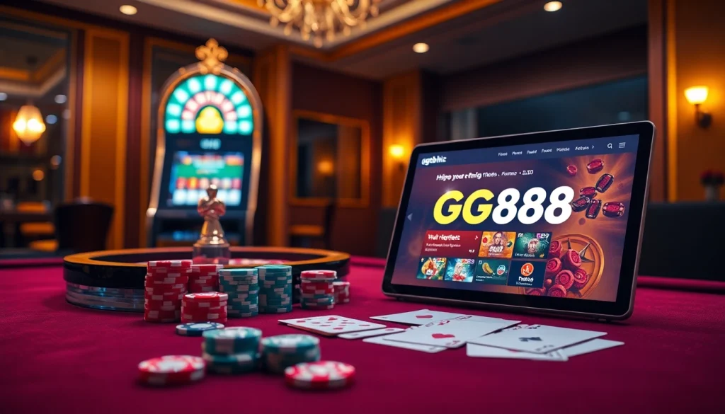 Engage in thrilling moments at https://gg88.biz/ with vibrant casino elements and gaming excitement.