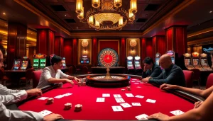 Experience thrilling gameplay at okvwin with vibrant casino elements and exciting poker action.