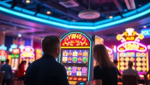 Bermain yuyu4d slot dengan mesin slot yang terang dan menarik.