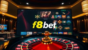 Experience excitement at f8bet with a thrilling online casino gaming setup.