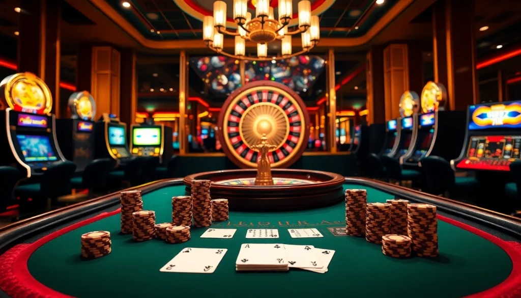 Players experience excitement with https://xx88.promo/ at a luxurious casino table.