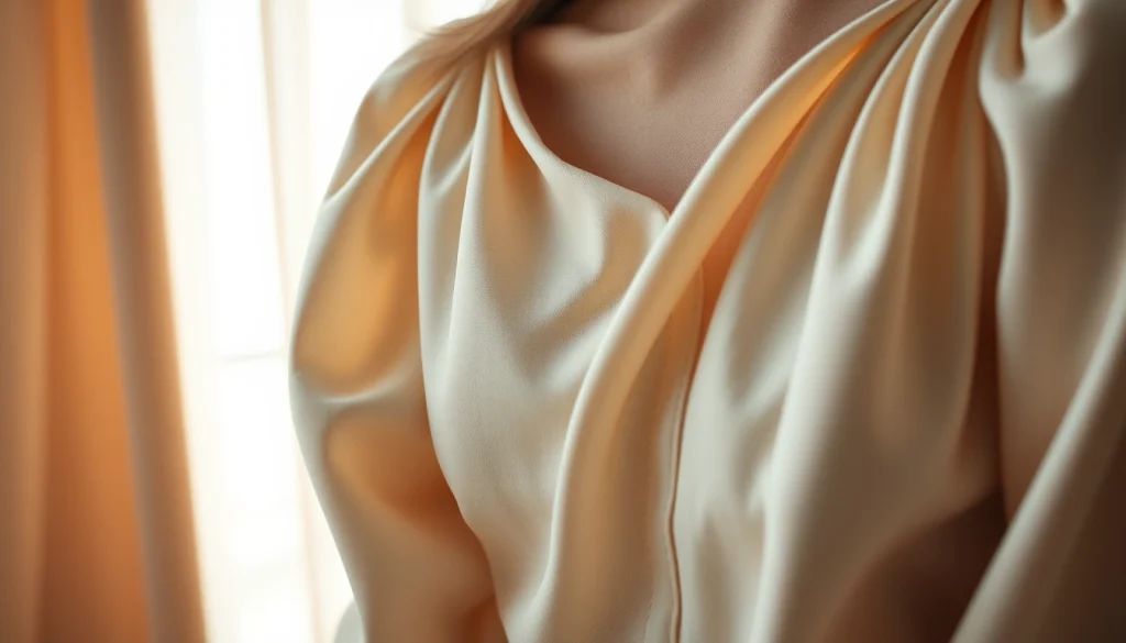 Rivelle fashion garment showcasing elegant details and textures under natural lighting.