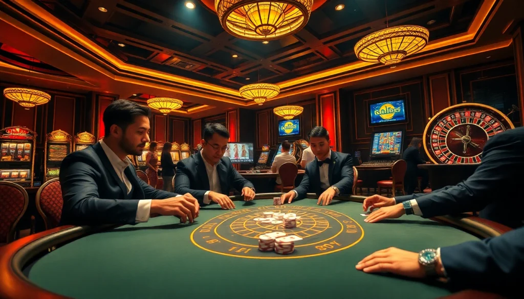 Experience the thrill of casino gaming with "Nếu như vậy bám vào đây" at this luxurious poker table.