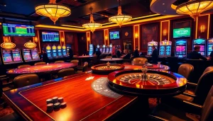 Engaging players at a luxurious casino and online gambling experience on https://rr88.gratis/.