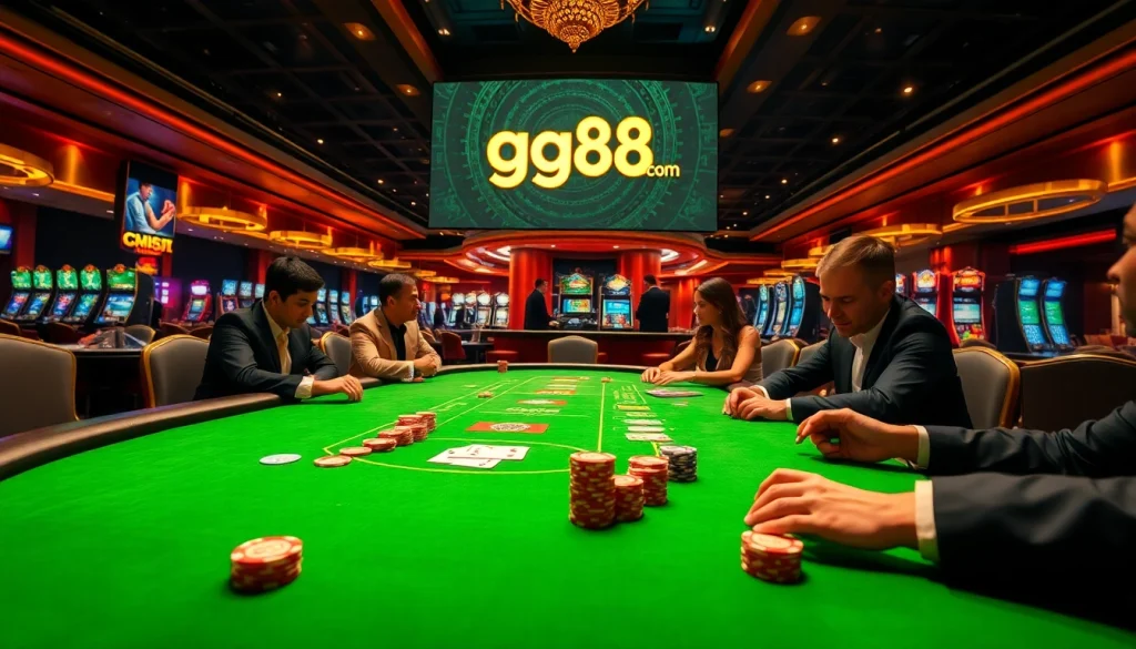 Experience the excitement at gg88 com with vibrant casino tables and thrilling poker action.