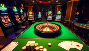 Experience the excitement of gambling at sinbet.ink with luxurious casino visuals and vibrant gaming elements.