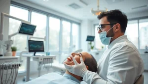 Orthodontist near me providing care in a modern dental clinic environment.