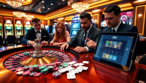 Experience thrilling gameplay and vibrant casino excitement at 32ưin with a roulette table and online interface.