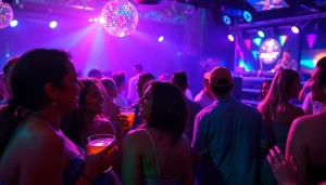 Experience the vibrant nightlife at the best clubs in san juan puerto rico with energetic dancing and music.