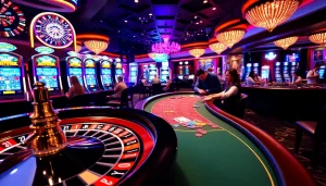 Experience exciting gameplay at luck8 with vibrant casino tables and jackpot slots.