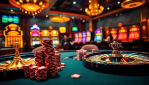 Ikuti permainan yang mendebarkan dengan datukwin alternatif di kasino yang ramai dengan meja roulette dan poker.
